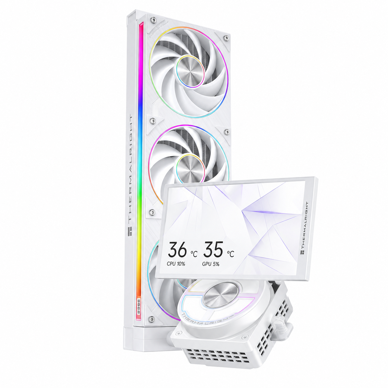Thermalright Dynamic Vision PRO 360 ARGB White |3399