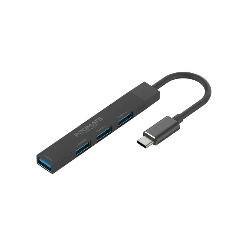 Promate 4-in-1 Multi-Port USB-C Data Hub (LiteHub-4)9587
