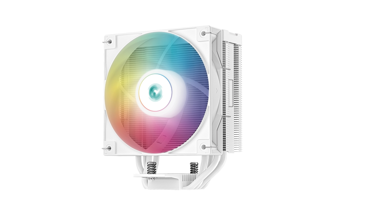 DeepCool AG400 Digital Black ARGB Single Tower 120mm CPU Cooler, 2000 RPM Fan Speed, White