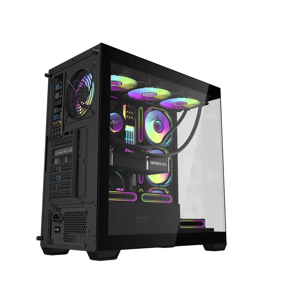 DarkFlash DS900W ATX PC Case Black