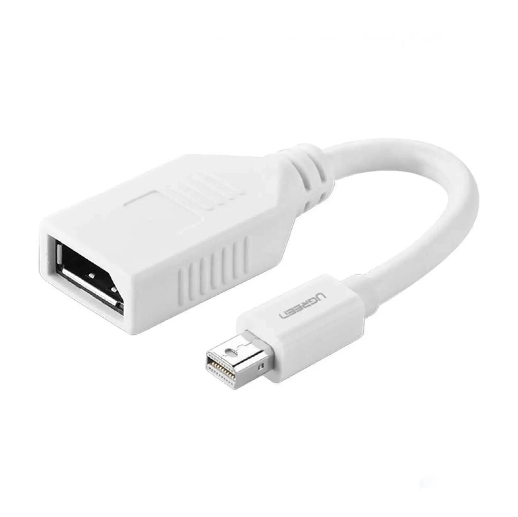 UGREEN Mini DisplayPort to DisplayPort Female Converter – White | 10445