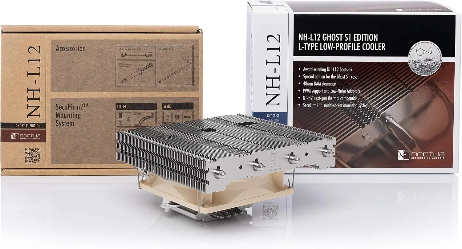Noctua NH-L12 Ghost S1 Edition, Premium Low Profile CPU Cooler with ...