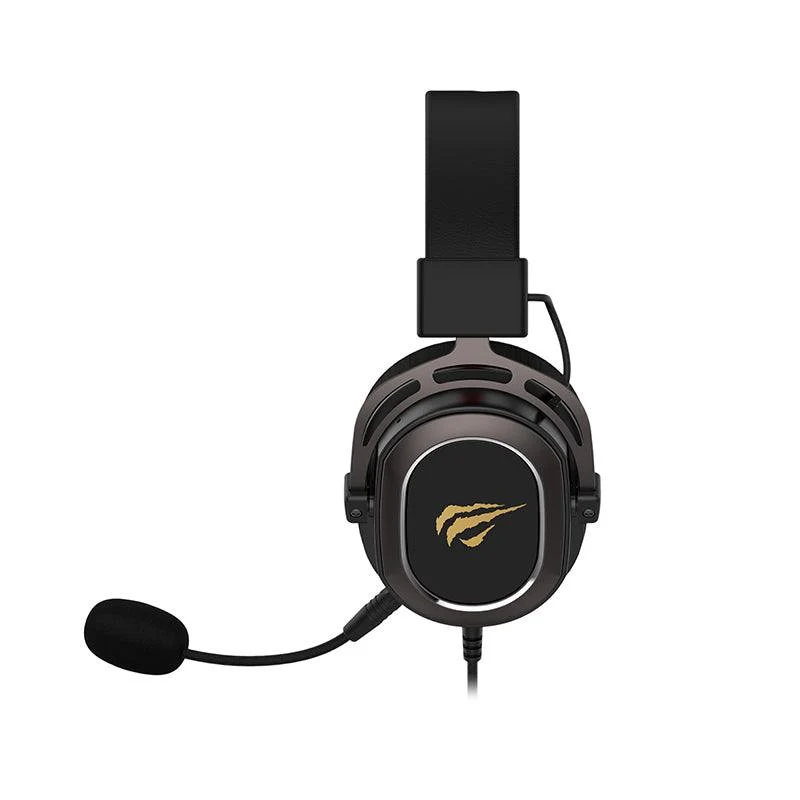 HAVIT GAMENOTE H2008D Wired Gaming Headset – Black + Ochre + Red 0835