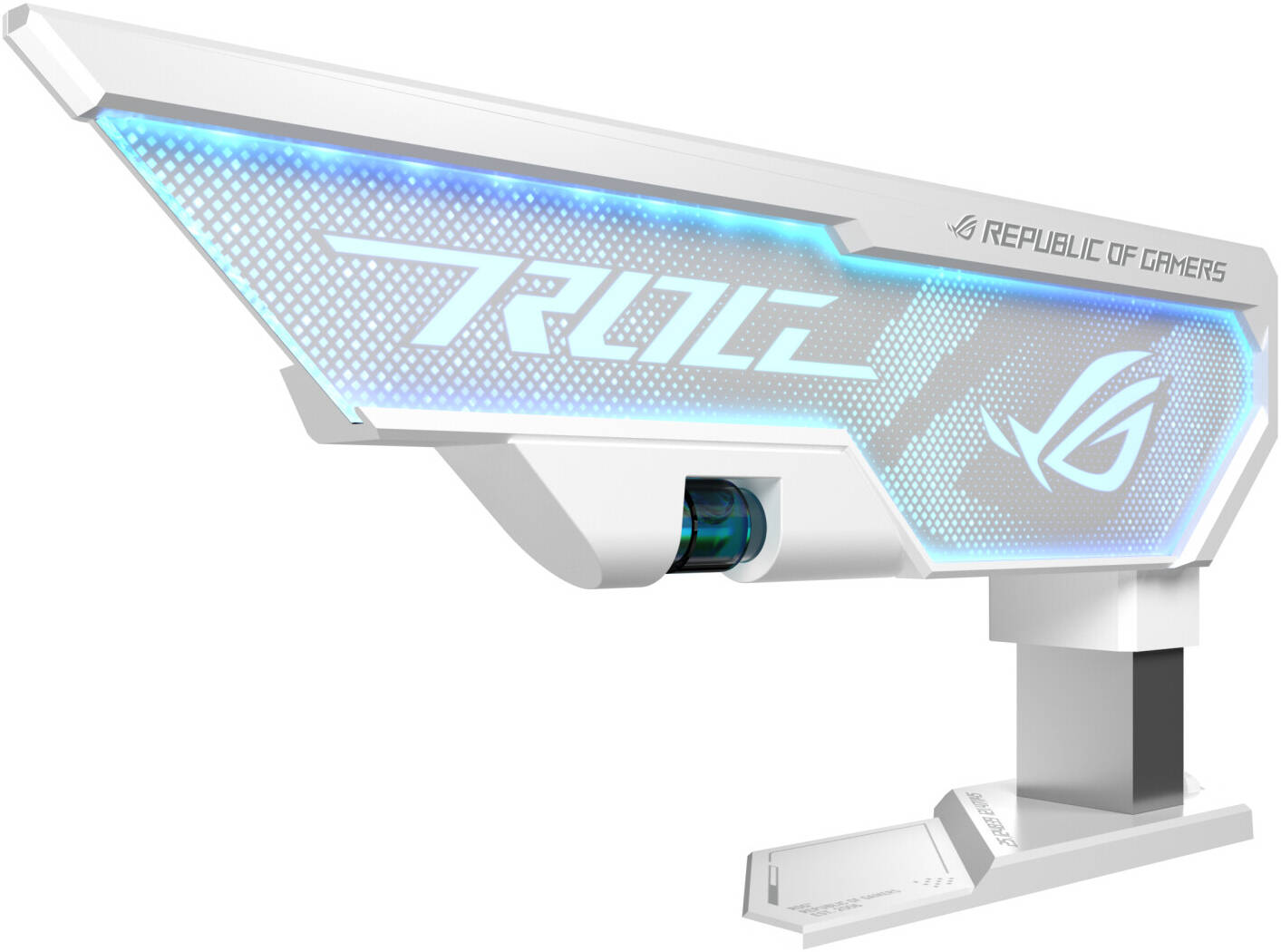 ASUS ROG Herculx Graphics Card Holder, Support Height of 72-128mm, Embedded 3D ARGB Element, Adjustable Wheel & Release Button, White