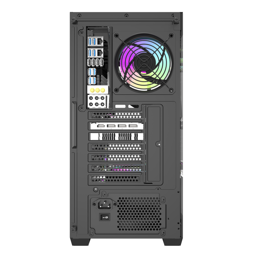 DarkFlash DS900W ATX PC Case Black