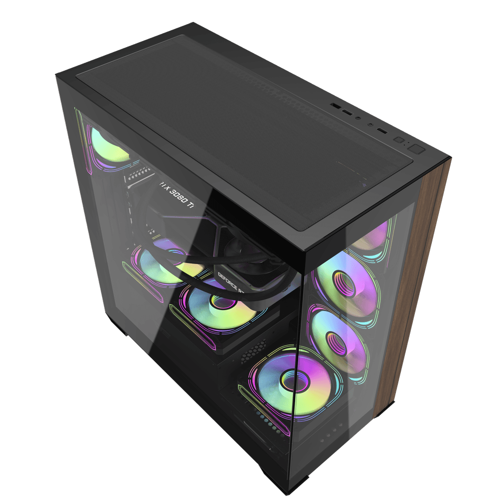 DarkFlash DS900W ATX PC Case Black