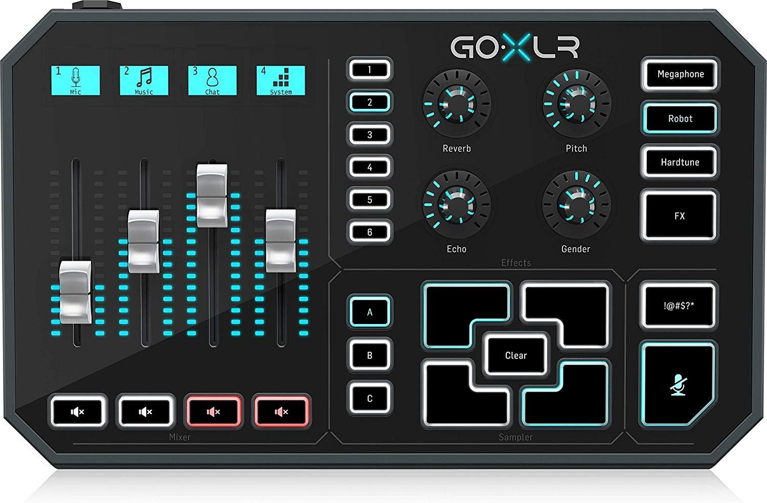 Tc-Helicon Go XLr Broadcast Production Studio Mixer