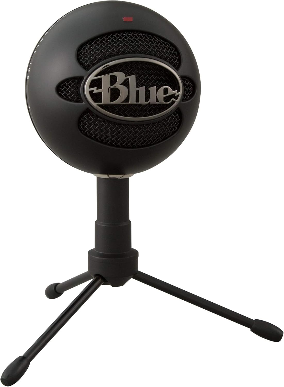 Blue Snowball iCE USB Microphone for PC, Mac, Gaming, Recording, Streaming, Podcasting, with Cardioid Condenser Mic Capsule, Adjustable Desktop Stand and USB cable, Plug 'n Play - Black