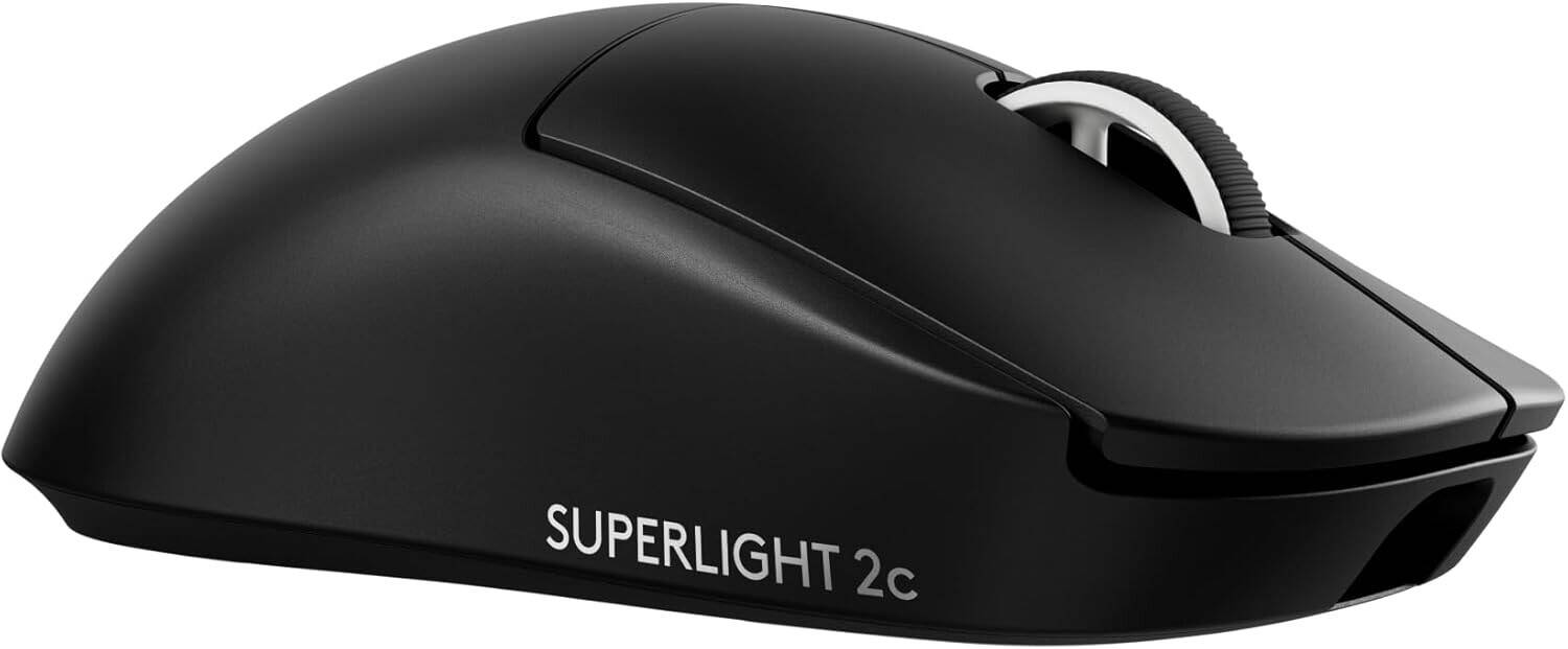 Logitech G Pro X Superlight 2c Wireless Gaming Mouse, 5 Buttons, 44000 DPI Resolution, HERO 2 Sensor, 888 IPS Speed black