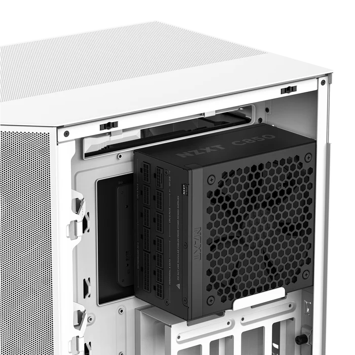NZXT C850 Gold ATX 3.1 - Fully Modular Low-Noise PC Gaming Power Supply - 850 Watts - 80 Plus Gold - 12V-2x6 Connector - Zero Fan Mode - 100% Japanese Capacitors - Black