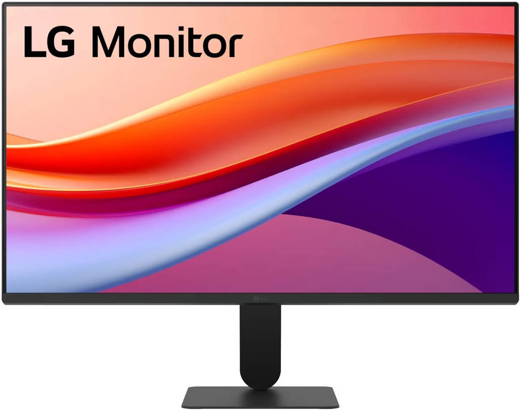 LG 24U411A-B Monitor, 24" IPS Display, FHD Resolution, 120Hz Refresh Rate, 1ms (MBR) Response Time, Motion Blur Reduction Technology, Dynamic Action Sync, Slim Stand, Black
