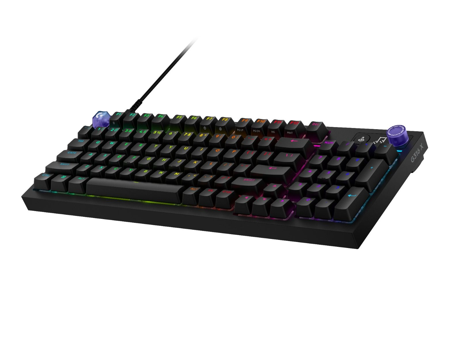 Logitech G316 X 98 Tactile USB Keyboard - Black