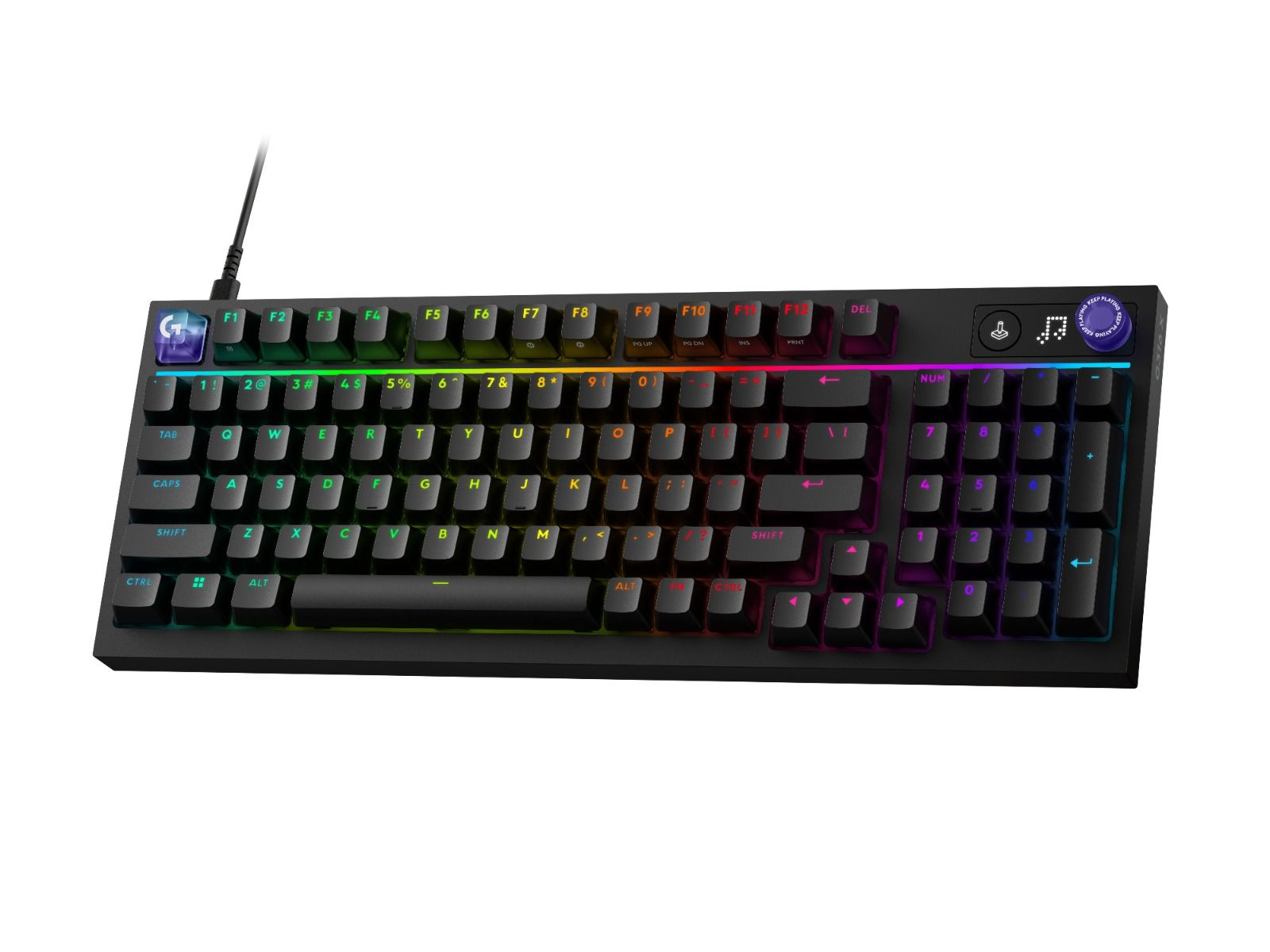 Logitech G316 X 98 Tactile USB Keyboard - Black