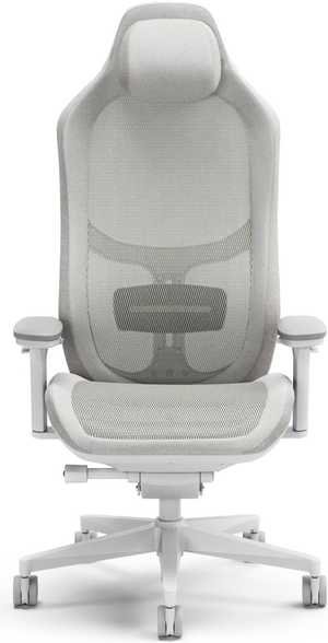 Fractal Refine Gaming Chair, Nylon Reinforced Mesh Fabric Cover, Synchro-Tilt Mechanism, Hubless 65mm with Soft PU Casters, Adjustable Lumbar Support, Class 4 Gas Piston, Mesh Light | FD-CH-RE1M-02