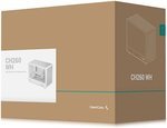 DeepCool CH260 Micro-ATX Computer Case, Up to 360mm Radiator, Up to 6x 120mm Fan Support, 4x Expansion Slots, Tempered Glass Side Panel, Wraparound Mesh Panels, White | R-CH260-WHNGM0-G-1