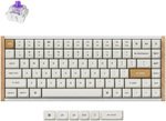 Keychron K2 HE, Wireless Mechanical Keyboard, English-Arabic Keyboard, 2.4 GHz, Bluetooth 5.2, Hot-swap, Type-C, Mac & Windows Keycaps, White | K2H-Q1-AR