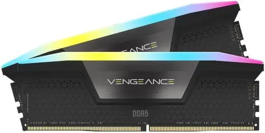 Corsair Vengeance RGB 32GB (2x16GB) 6400MHz DDR5 Memory Kit - Black
