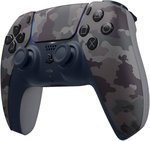 Sony PlayStation 5 DualSense Wireless Controller, Haptic Feedback & Adaptive Triggers, Bluetooth, Built-in Mic, Headset Jack & Speaker, Built-in Battery & USB Type-C, Grey Camouflage | G-CAMO