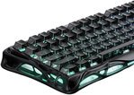 GravaStar Mercury V75- HE Gaming Keyboard, 75% Layout, Jade Pro Switch, 8kHz Polling Rate, Semi-Aluminum Construction, Dynamic Rapid Trigger, Stealth Black | V75- HE