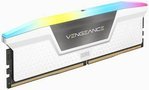 Corsair VENGEANCE RGB 32GB (2 x 16GB) DDR5 Desktop Memory Kit, 6000MHz Speed, CAS 40 Latency, 1.35 Voltage, XMP 3.0 / Intel 600 / 700 Series Compatibility, White | CMH32GX5M2B6000C40W