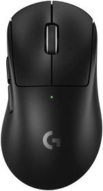 Logitech PRO X SUPERLIGHT 2 DEX LIGHTSPEED Wireless Gaming Mouse, Hero Sensor 2, 44000 DPI, Up To 8 kHz Polling Rate, Responsive Optical Precision, Up To 95 Hours Battery, Black | 910-007328