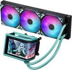 ASUS ROG RYUO IV 360 ARGB Hatsune Miku Edition Liquid CPU Cooler, 6.67" AMOLED Display, 360mm Radiator, 3x 120mm MF-12C aRGB Fans, 2650 RPM Speed, 71.44 CFM Fan Airflow | 90RC01P1-B0EAY0