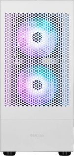 GAMDIAS TALOS E3 MESH RGB ATX Mid Tower PC Case, Tempered Glass Panel, Excellent Airflow Design, Up to 360mm Radiator & x5 Fans, USB 3 / USB 2x2 / HD Audio/Fan LED Control, White | GD-TALOS-E3-WH-MESH
