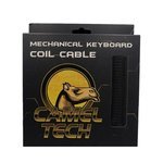 Camel Tech Coiled Cables For Keyboard â€“ Black | CT-C-B