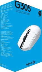 LOGITECH MOUSE G305 WHITE WIRLESS