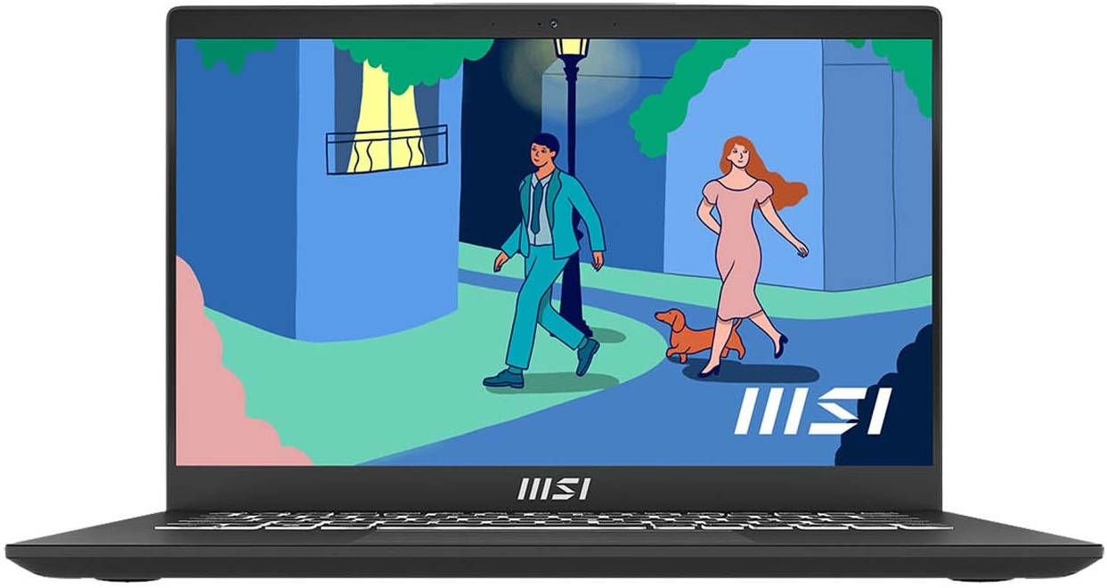 MSI MODERN 14 C11M 9S7-14J312-058 | Intel Core i3 1115G4, 8GB RAM, 256GB SSD, 14" FHD IPS, Intel Graphics, Win11 Home, Eng-Arab K/B, Black