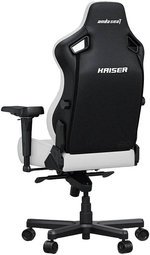 AndaSeat Kasier 4 Series Premium Gaming Chair, 5Â° Sloping Seat Base, Pop-out Lumbar, 5D Armrests, Up to 180kg Max Weight, Premium PVC Leather, XL, Cloudy White | AD12YDDC-XLL-20-W-PVC