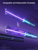 Govee x Evangelion Gaming Wall Light, RGBIC Color Support, 12 Light Sections & 8 Connectors, High-Level DIY Customization, Sci-fi-like Smart Control Features, Wi-Fi + Bluetooth Connectivity | H6063