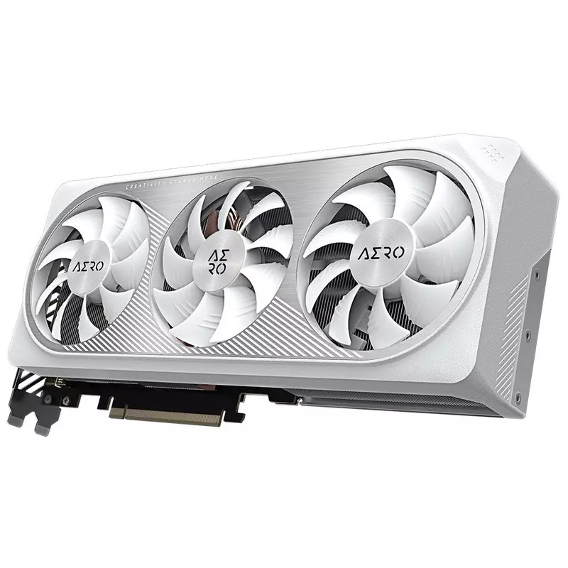 GIGABYTE GeForce RTX 4070 AERO OC Graphics Card, 12GB GDDR6X 192 bit Memory, 2565 MHz Core Clock, 21 Gbps Memory Clock, 5888 CUDA Cores, PCI-E 4.0, 3xDP, 1x HDMI | GV-N4070AERO OC-12GD