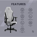 NAVODESK CHAIR APEX LIGHT GRAY