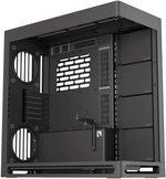 HAVN HS 420 E-ATX Mid Tower VGPU Edition Computer Case, Up To 420mm Radiators, 11x Fan Support, SGCC Sheet Metal, Tempered Glass, ABS, Zinc Alloy, NdFeB Magnets, Black | HVN-CA-HS420-08