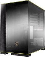 Lian Li O11D EVO RGB Automobili Lamborghini Edition Tower Computer Case, Up to 420mm Radiator & 9x Fan Support, 5â€³ LCD Display, 4.0mm Tempered Glass, Steel & Carbon Fiber Material, Black | O11DERGBL