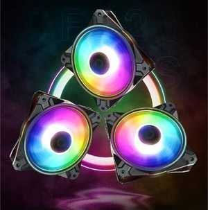 DEEPCOOL FAN RGB CF120 3PACK BLK
