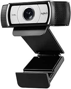  Webcams - Original C930e HD Smart 1080P Webcam with Cover Multi-platform Conference Software Camera 4 Time Digital Zoom Web cam ()