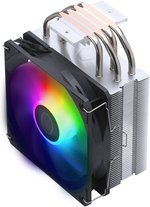 Cooler Master Hyper 212 Spectrum V3 CPU Air Cooler, 120mm Spectrum ARGB Fan, 1750 RPM, 71.93 CFM Airflow, Nickel Plated Heat Pipes, ARGB Detection, 2 VDC, 4 Pin PWM, Black/Silver | RR-S4NA-17PA-R1