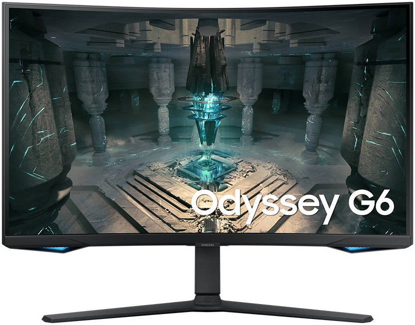 Samsung Odyssey G6 Gaming Monitor, 27" QHD VA Display, 240Hz Refresh Rate, 1ms (GtG) Response Time, FreeSync Premium Pro Technology, 1000R Curvature, Black | LS27BG650EMXUE