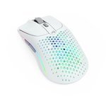 Glorious Model O 2 Wireless RGB Optical Gaming Mouse - Matte White | GLO-MS-OWV2-MW