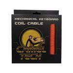 Camel Tech Coiled Cables For Keyboard â€“ Orange | CT-C-O