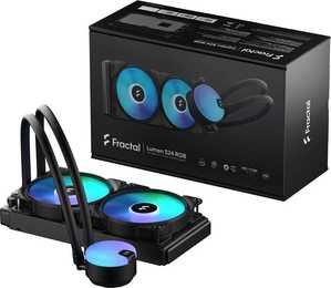 Fractal Design 240mm Lumen S24 RGB Liquid Cooler, Pre filled CPU Water Cooling System | FD-W-L1-S2402