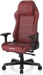 DXRacer 1238S Master Series Gaming Chair, Microfiber Leather, 4D Armrests, Multi-functional Tilt, 3" Casters, High Density Mold Shaping Foam, 220lbs Recommended Weight, Red | DMC-I238S-R-A3