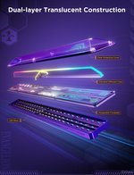 Govee x Evangelion Gaming Wall Light, RGBIC Color Support, 12 Light Sections & 8 Connectors, High-Level DIY Customization, Sci-fi-like Smart Control Features, Wi-Fi + Bluetooth Connectivity | H6063