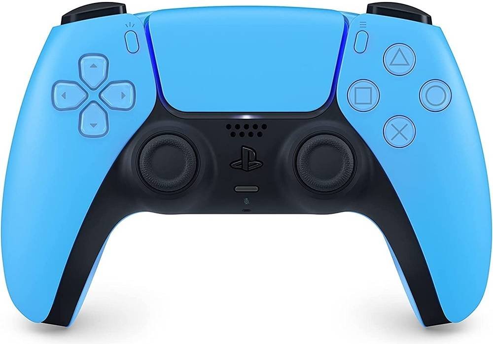 Sony PlayStation DualSense Wireless Controller, For PS5, Haptic Feedback, Adaptive Triggers, Built-in Microphone And Headset Jack, Starlight Blue | CFI-ZCT1BL