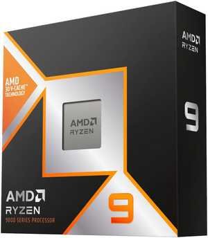 AMD Ryzen 9 9950X3D AM5 Desktop Processor, 16 Cores & 32 Threads, Up to 5.7 GHz Max Boost Clock, Integrated AMD Radeon Graphics, 192GB Max Memory, Dual Channel, Black | 100-100000719WOF