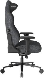 DXRacer Craft Series Gaming Chairs, 2D Integrated Lumbar Support, 4D Armrests, Class 4 Hydraulics, 90Â° ~ 135Â° Back Recline Support, Woven Fabric Upholstery, Large Size, Black / Grey | GC/LCF23FBE/BG
