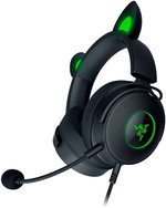 Razer Kraken Kitty V2 Pro Gaming Headphones, 50mm Razer TriForce Titanium, Passive Noise Cancellation, Unidirectional Pick-Up Pattern, USB Type-A Connectivity, Black | RZ04-04510100-R3M1