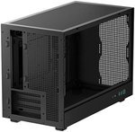 DeepCool CH260 Micro-ATX Computer Case, Up to 360mm Radiator, Up to 6x 120mm Fan Support, 4x Expansion Slots, Tempered Glass Side Panel, Wraparound Mesh Panels, Black | R-CH260-BKNGM0-G-1